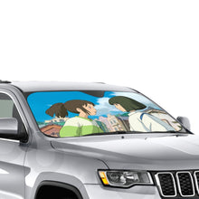 Load image into Gallery viewer, Anime Spirited Away Car Sunshade