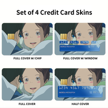 Load image into Gallery viewer, Anime Spirited Away Credit Card Skins (4-in-1 Pack)