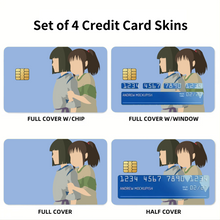 Load image into Gallery viewer, Anime Spirited Away Credit Card Skins (4-in-1 Pack)