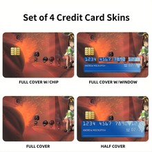 Load image into Gallery viewer, Anime Spirited Away Credit Card Skins (4-in-1 Pack)