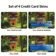 Load image into Gallery viewer, Anime Spirited Away Credit Card Skins (4-in-1 Pack)
