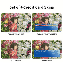 Load image into Gallery viewer, Anime Spirited Away Credit Card Skins (4-in-1 Pack)