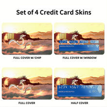Load image into Gallery viewer, Anime Spirited Away Credit Card Skins (4-in-1 Pack)