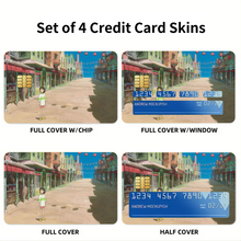 Load image into Gallery viewer, Anime Spirited Away Credit Card Skins (4-in-1 Pack)