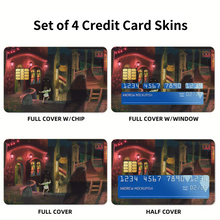 Load image into Gallery viewer, Anime Spirited Away Credit Card Skins (4-in-1 Pack)