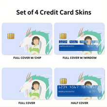 Load image into Gallery viewer, Anime Spirited Away Credit Card Skins (4-in-1 Pack)