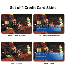 Load image into Gallery viewer, Anime Spirited Away Credit Card Skins (4-in-1 Pack)