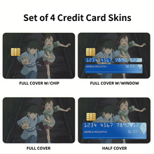 Load image into Gallery viewer, Anime Spirited Away Credit Card Skins (4-in-1 Pack)