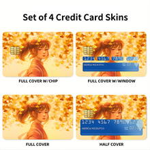 Load image into Gallery viewer, Anime Spirited Away Credit Card Skins (4-in-1 Pack)