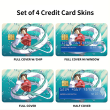 Load image into Gallery viewer, Anime Spirited Away Credit Card Skins (4-in-1 Pack)
