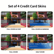 Load image into Gallery viewer, Anime Spirited Away Credit Card Skins (4-in-1 Pack)