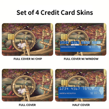 Load image into Gallery viewer, Anime Spirited Away Credit Card Skins (4-in-1 Pack)
