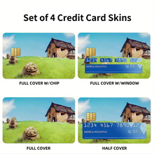 Load image into Gallery viewer, Anime Spirited Away Credit Card Skins (4-in-1 Pack)