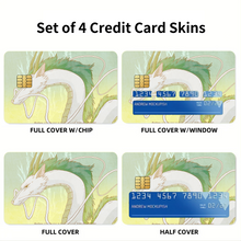 Load image into Gallery viewer, Anime Spirited Away Credit Card Skins (4-in-1 Pack)