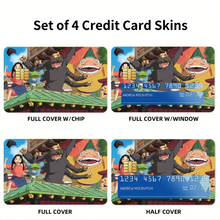 Load image into Gallery viewer, Anime Spirited Away Credit Card Skins (4-in-1 Pack)
