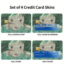 Load image into Gallery viewer, Anime Spirited Awayr Credit Card Skins (4-in-1 Pack)