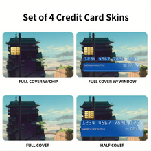 Load image into Gallery viewer, Anime Spirited Awayr Credit Card Skins (4-in-1 Pack)