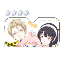 Load image into Gallery viewer, Anime Spy x Family Car Sunshade