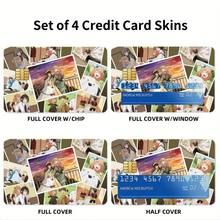 Load image into Gallery viewer, Anime Spy x Family Credit Card Skins (4-in-1 Pack)