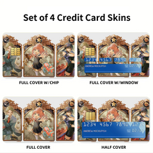 Load image into Gallery viewer, Anime Spy x Family Credit Card Skins (4-in-1 Pack)