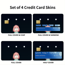 Load image into Gallery viewer, Anime Spy x Family Credit Card Skins (4-in-1 Pack)