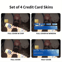 Load image into Gallery viewer, Anime Spy x Family Credit Card Skins (4-in-1 Pack)