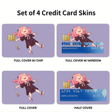 Load image into Gallery viewer, Anime Spy x Family Credit Card Skins (4-in-1 Pack)