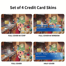 Load image into Gallery viewer, Anime Spy x Family Credit Card Skins (4-in-1 Pack)
