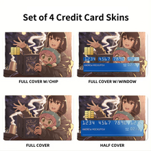 Load image into Gallery viewer, Anime Spy x Family Credit Card Skins (4-in-1 Pack)