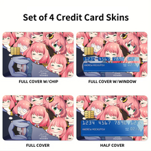 Load image into Gallery viewer, Anime Spy x Family Credit Card Skins (4-in-1 Pack)