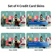 Load image into Gallery viewer, Anime Spy x Family Credit Card Skins (4-in-1 Pack)