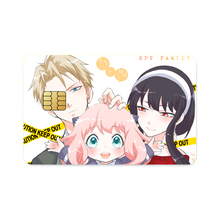 Load image into Gallery viewer, Anime Spy x Family Credit Card Skins (4-in-1 Pack)
