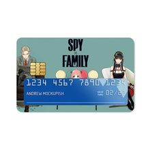 Load image into Gallery viewer, Anime Spy x Family Credit Card Skins (4-in-1 Pack)