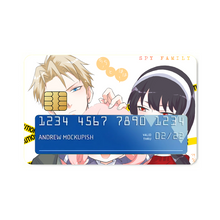 Load image into Gallery viewer, Anime Spy x Family Credit Card Skins (4-in-1 Pack)