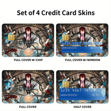 Load image into Gallery viewer, Anime Steins;Gate Credit Card Skins (4-in-1 Pack)