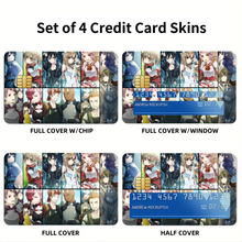Load image into Gallery viewer, Anime Sword Art Online Credit Card Skins (4-in-1 Pack)