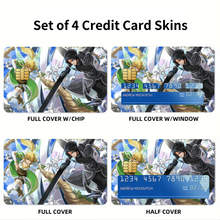 Load image into Gallery viewer, Anime Sword Art Online Credit Card Skins (4-in-1 Pack)