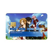 Load image into Gallery viewer, Anime Sword Art Online Credit Card Skins (4-in-1 Pack)