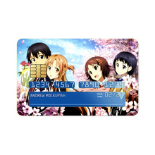 Load image into Gallery viewer, Anime Sword Art Online Credit Card Skins (4-in-1 Pack)