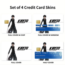 Load image into Gallery viewer, Anime Sword Art Onliner Credit Card Skins (4-in-1 Pack)