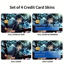 Load image into Gallery viewer, Anime Sword Art Onliner Credit Card Skins (4-in-1 Pack)