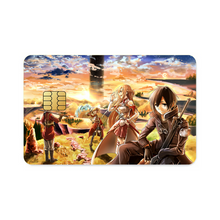 Load image into Gallery viewer, Anime Sword Art Onliner Credit Card Skins (4-in-1 Pack)