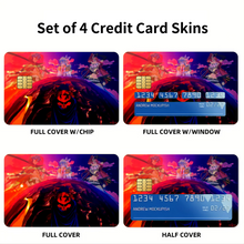 Load image into Gallery viewer, Anime Tengen Toppa Gurren Lagann Credit Card Skins (4-in-1 Pack)