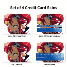Load image into Gallery viewer, Anime Tengen Toppa Gurren Lagann Credit Card Skins (4-in-1 Pack)
