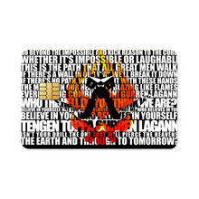 Load image into Gallery viewer, Anime Tengen Toppa Gurren Lagann Credit Card Skins (4-in-1 Pack)