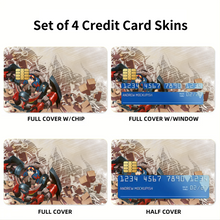 Load image into Gallery viewer, Anime Tengen Toppa Gurren Lagannr Credit Card Skins (4-in-1 Pack)
