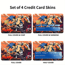 Load image into Gallery viewer, Anime Tengen Toppa Gurren Lagannr Credit Card Skins (4-in-1 Pack)