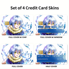 Load image into Gallery viewer, Anime That Time I Got Reincarnated as a Slime  Credit Card Skins (4-in-1 Pack)