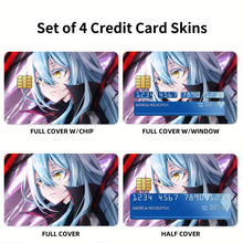 Load image into Gallery viewer, Anime That Time I Got Reincarnated as a Slime Credit Card Skins (4-in-1 Pack)