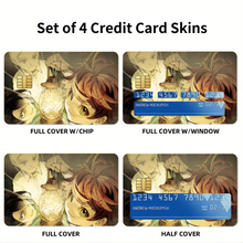 Load image into Gallery viewer, Anime The Promised Neverland Credit Card Skins (4-in-1 Pack)
